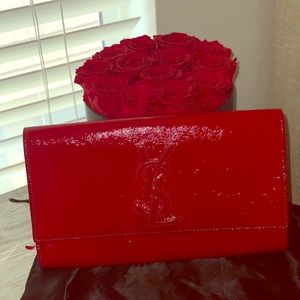 Patent Leather YSL clutch